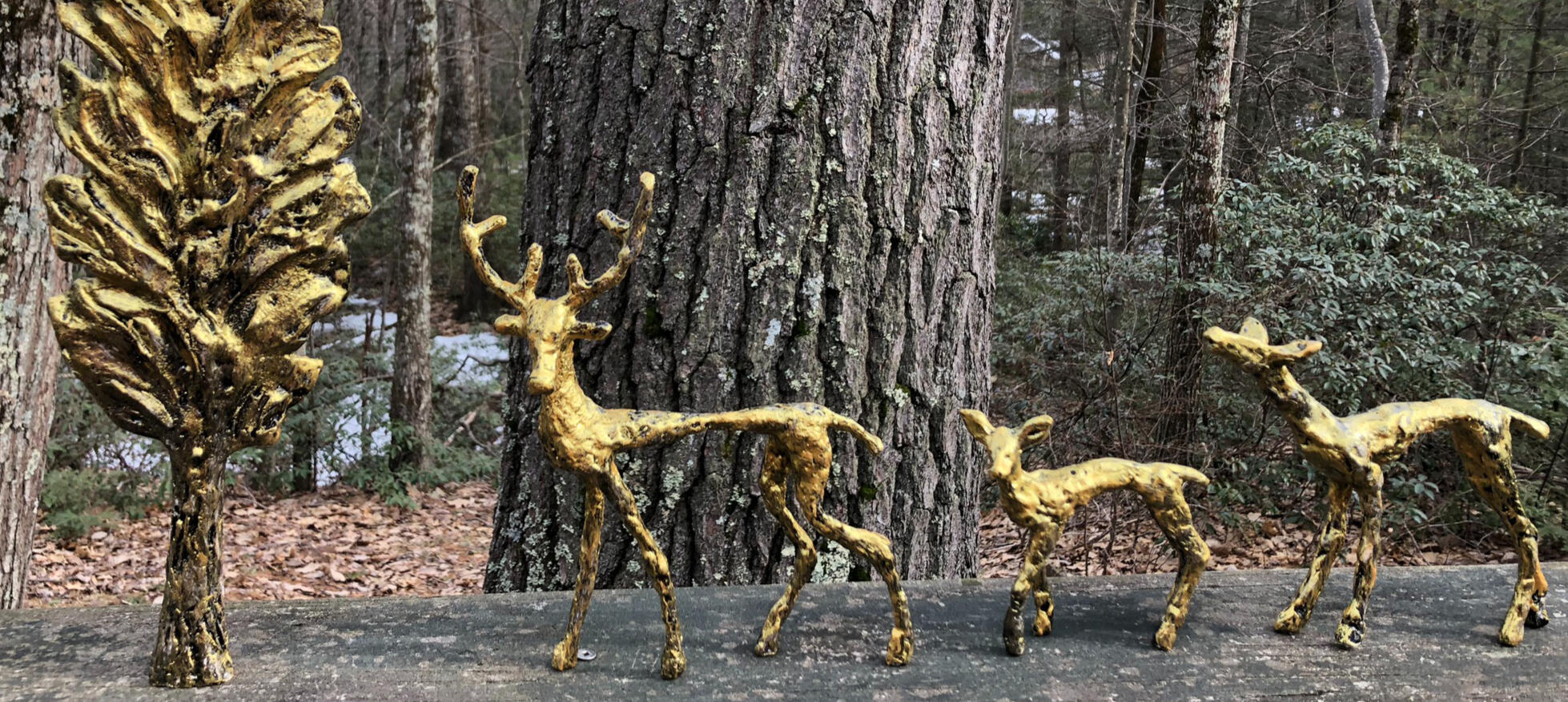 Bronze decorative sculpture custom made for artistic furniture