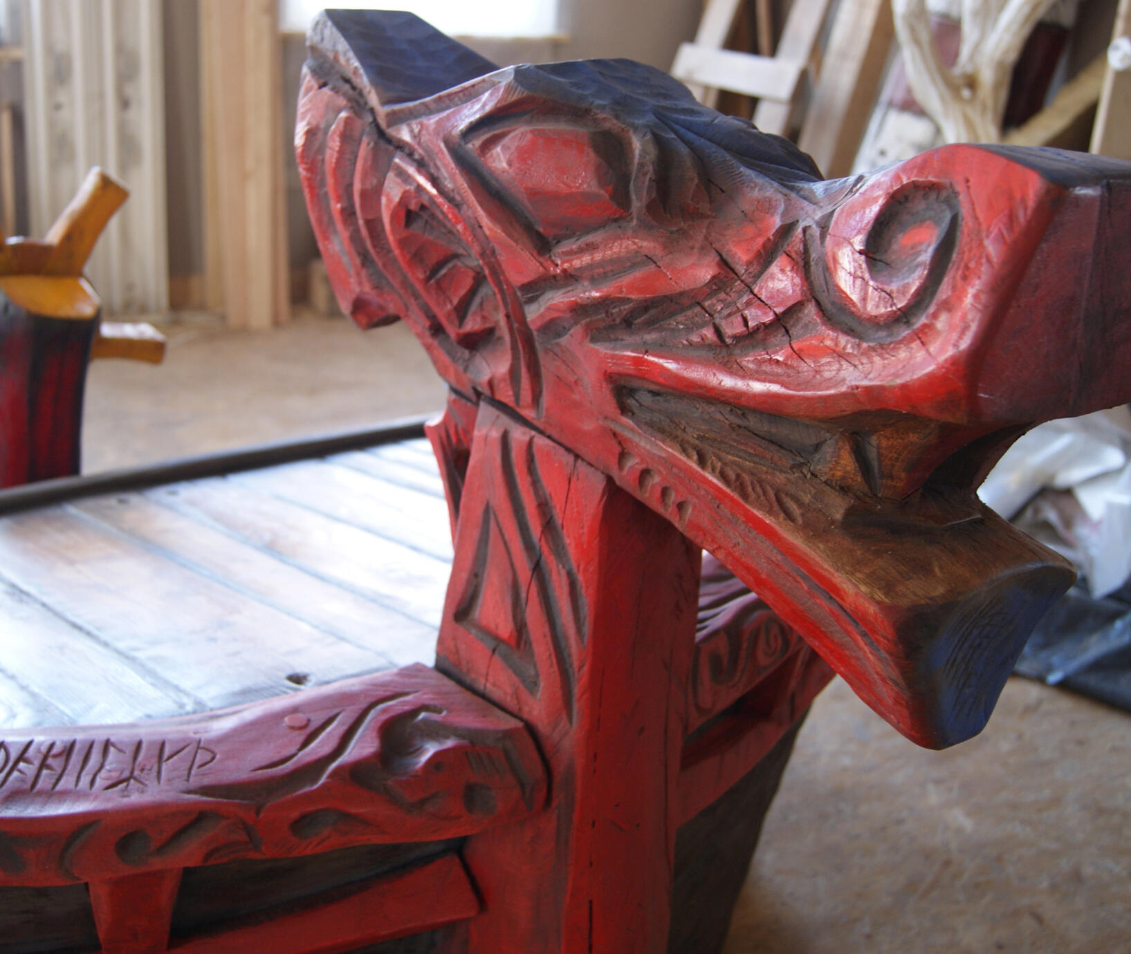 Sculpture for indoor playground "Viking ship"